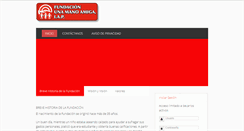 Desktop Screenshot of fundacionunamanoamiga.com
